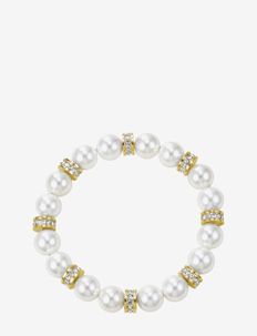 Shelly Pearl Bracelet Silver - pērļu rokassprādzes - gold