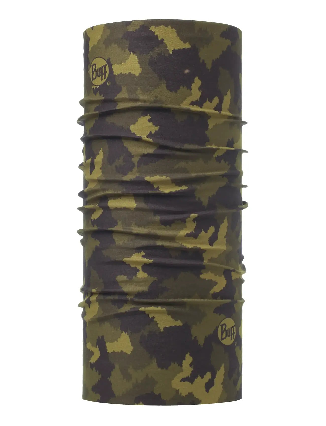 BUFF Orignal Ecostretch Hunter Military, One Size, Khaki green, Tørklæder & Halsvarmere > Halsvarmere, Børn