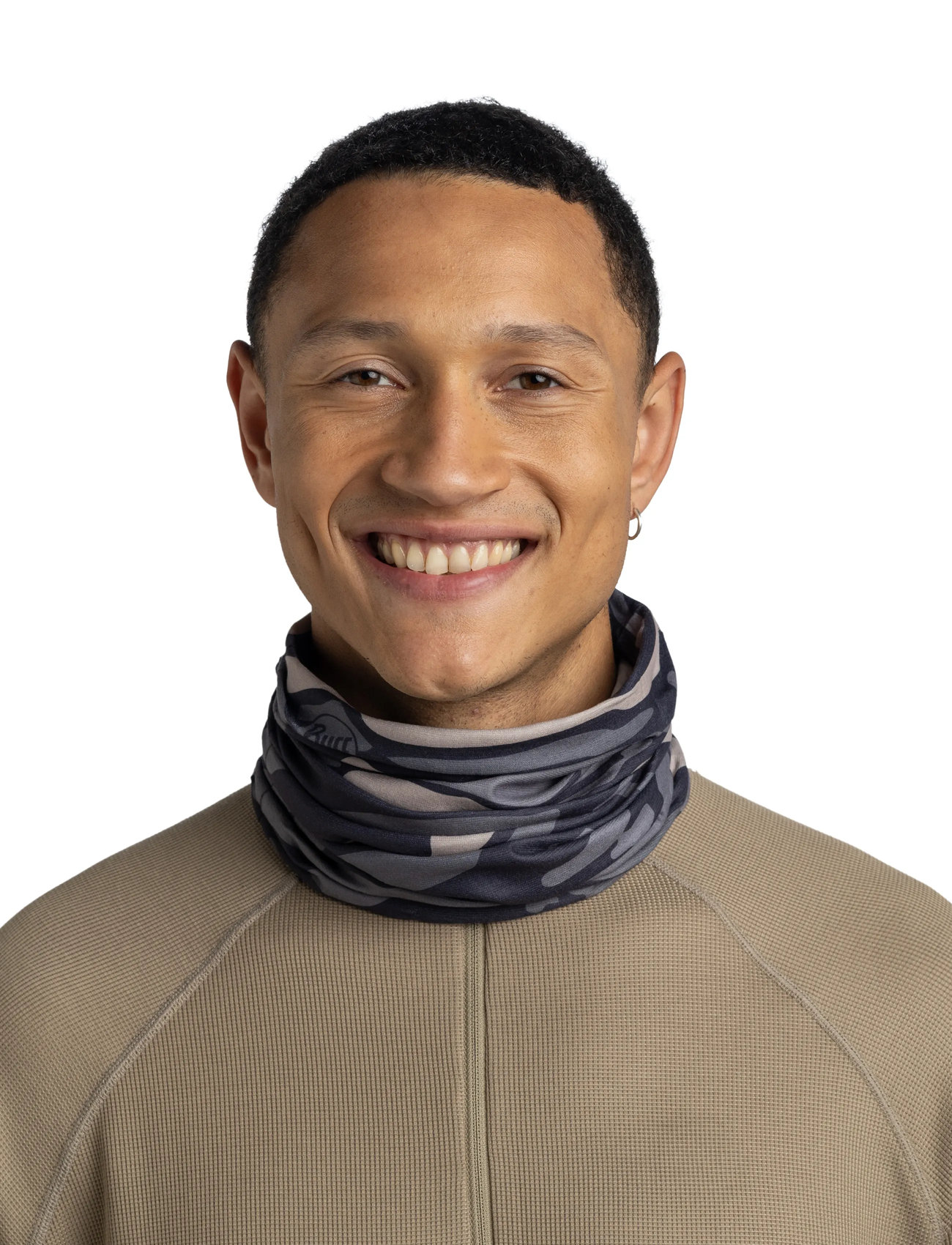 BUFF Original Ecostretch, One Size, Grey, Sport Accessories > Sport Scarves & Neckwarmer, Dame