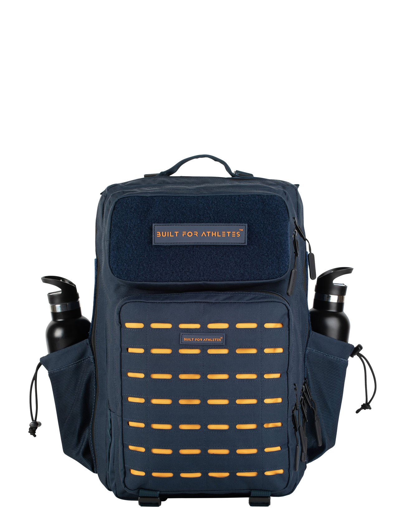 Built For Athletes Large Navy & Orange Gym Backpack Marinblå