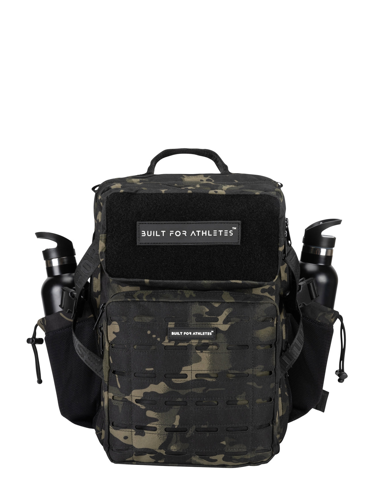 Built For Athletes Medium Black Camo Gym Backpack Svart