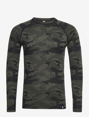 Camo Merino Wool Crew - DOLIVE