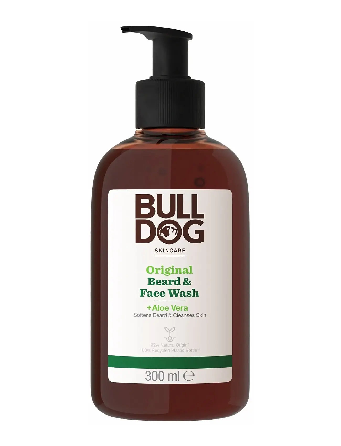 Bulldog Original Beard & Face Wash 300ml, 300 ml, Nude, Ansigt > Ansigtsvask, Herre