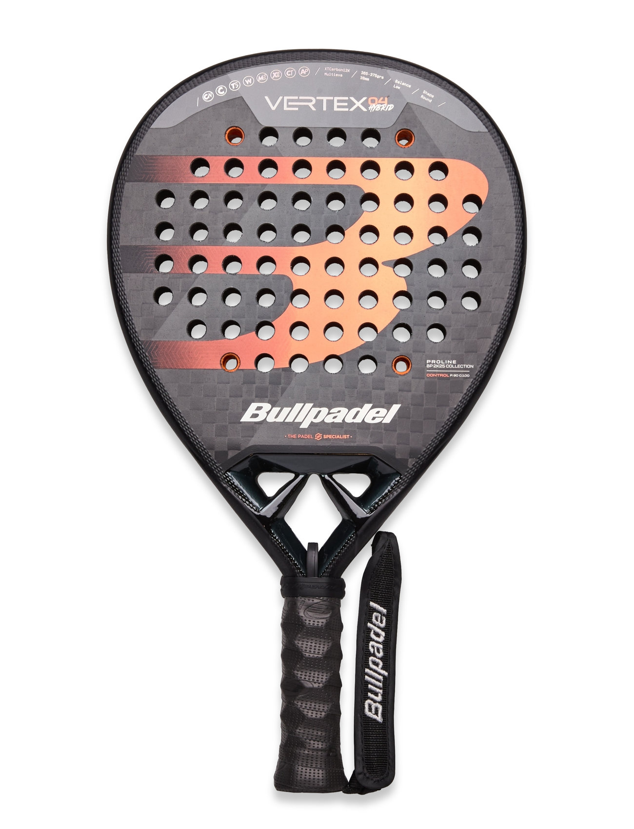 Bullpadel Vertex 04 Hybrid 25 Svart