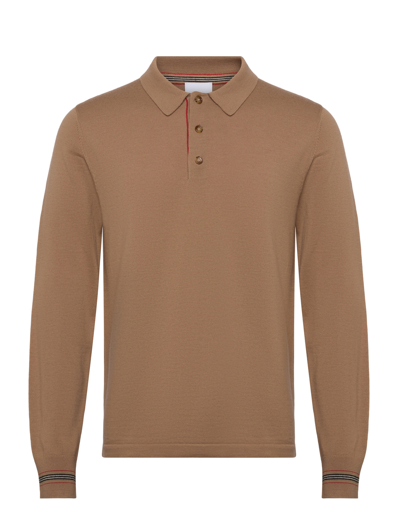Burberry Pace, M, Beige, Strik > Langærmede Strikkede Poloer, Herre