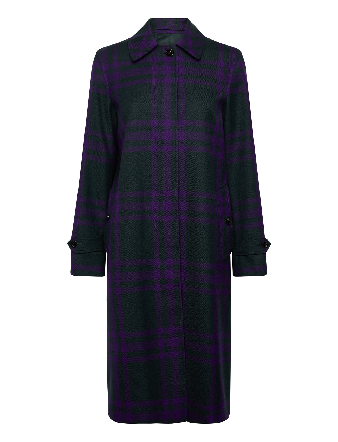 Burberry Malton, 12, Purple, Frakker > Trenchcoats, Dame
