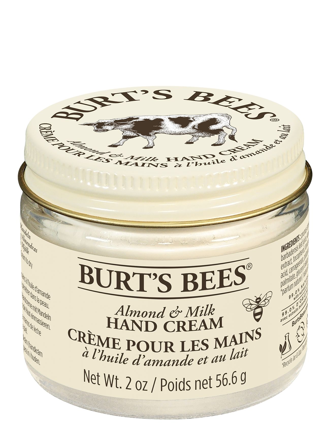 Hand Cream - Almond And Milk Beauty Women Skin Care Body Hand Care Hand Cream Nude Burt's Bees