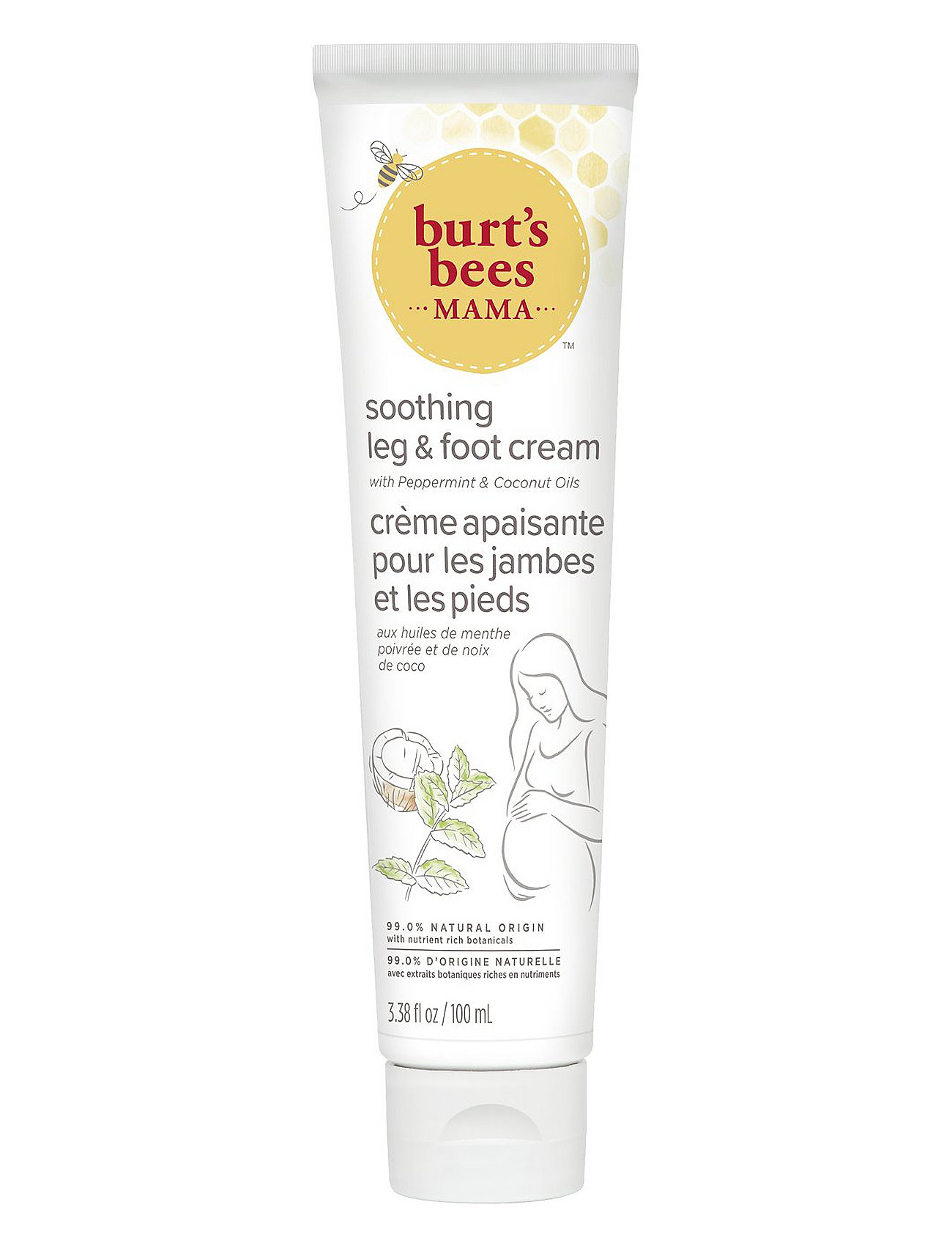 Burt's Bees Leg And Foot Cream With Peppermint Nude