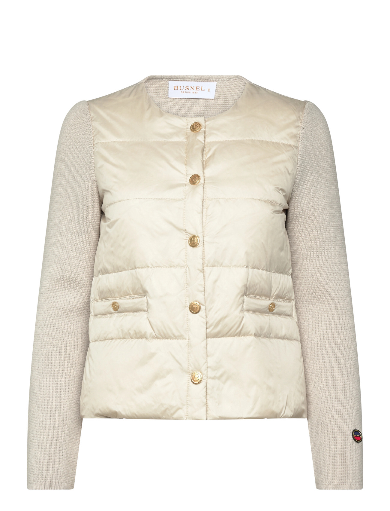 BUSNEL Iva Down Jacket Silver Birch, 44, Cream, Jakker > Vatteret Jakke, Dame