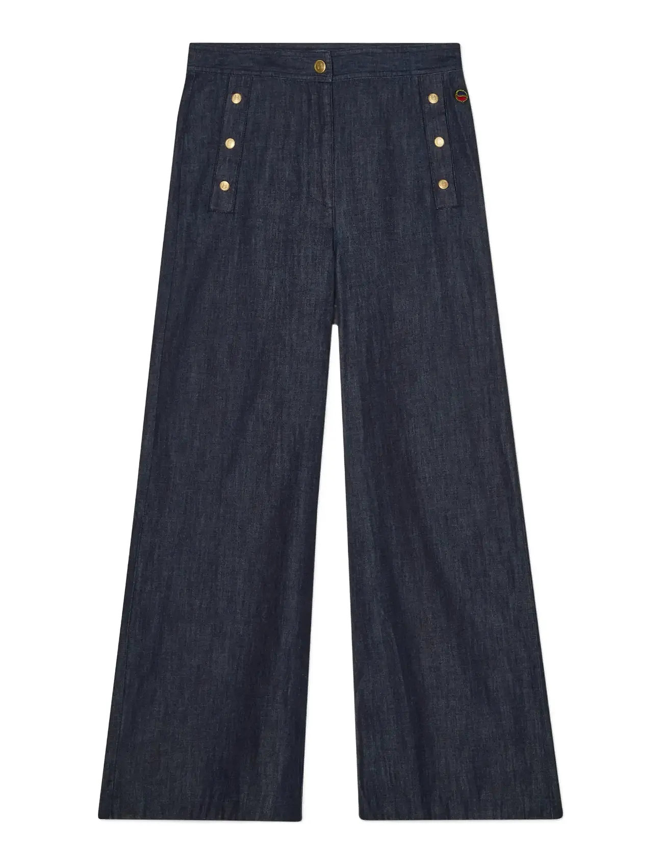 BUSNEL Pim Trousers Denim, 44, Navy, Jeans > Vidde, Dame