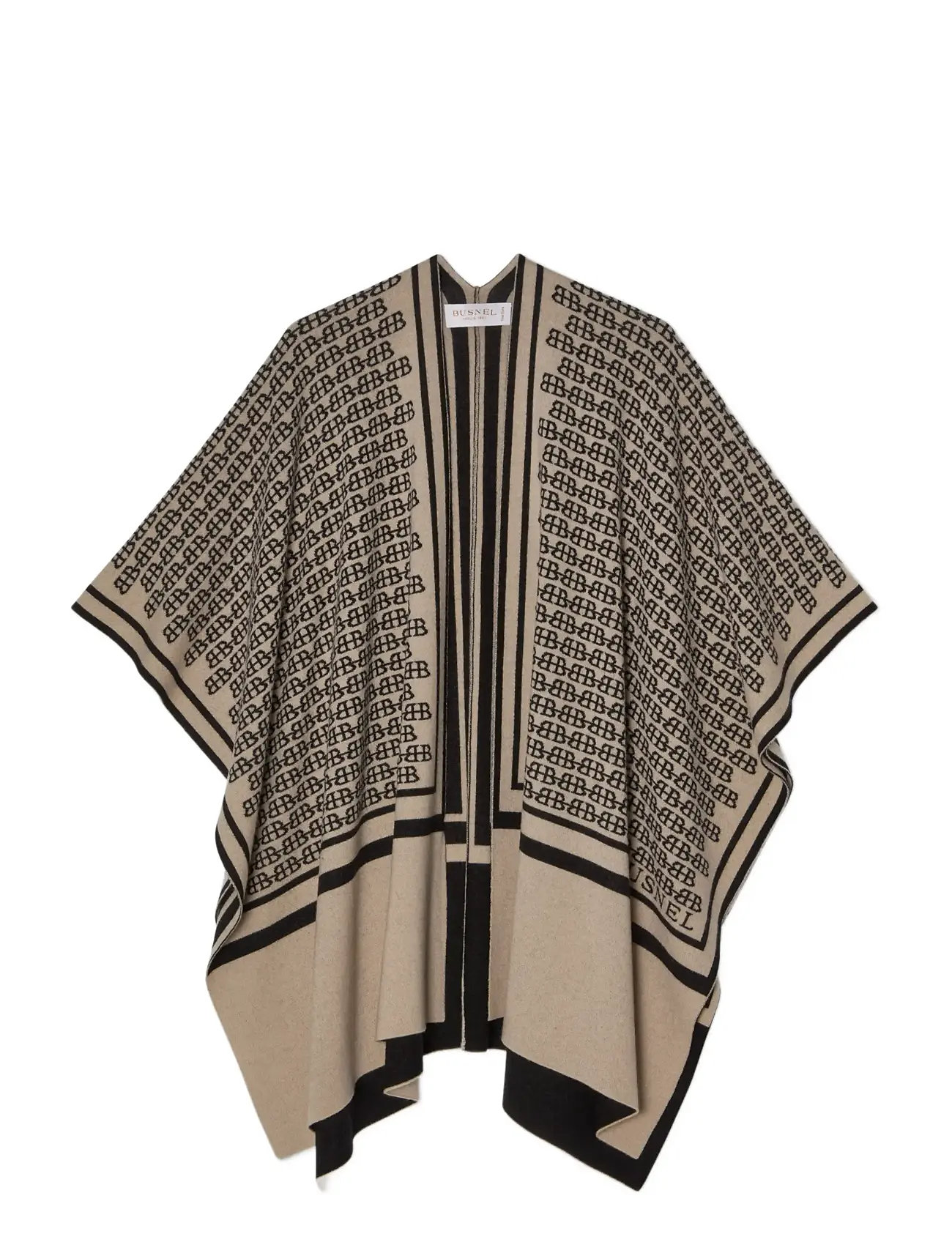 BUSNEL Garnette Poncho Bb Jaquar Schwarz - One Size - Damen