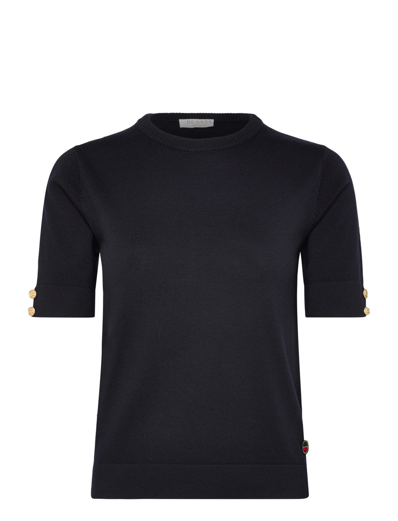 BUSNEL Lucca Top, 34, Navy, Strik > Trøjer, Dame