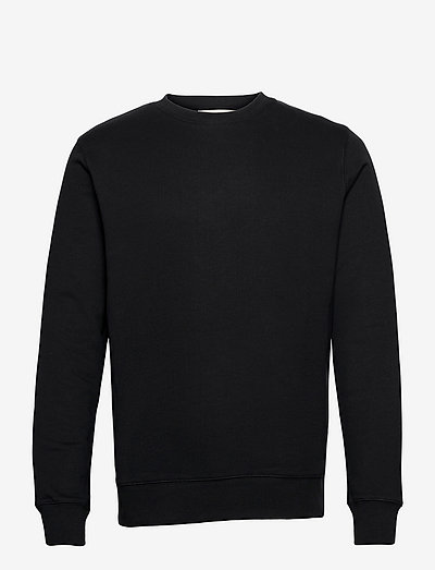 The Organic Sweatshirt - collegepaidat - jet black