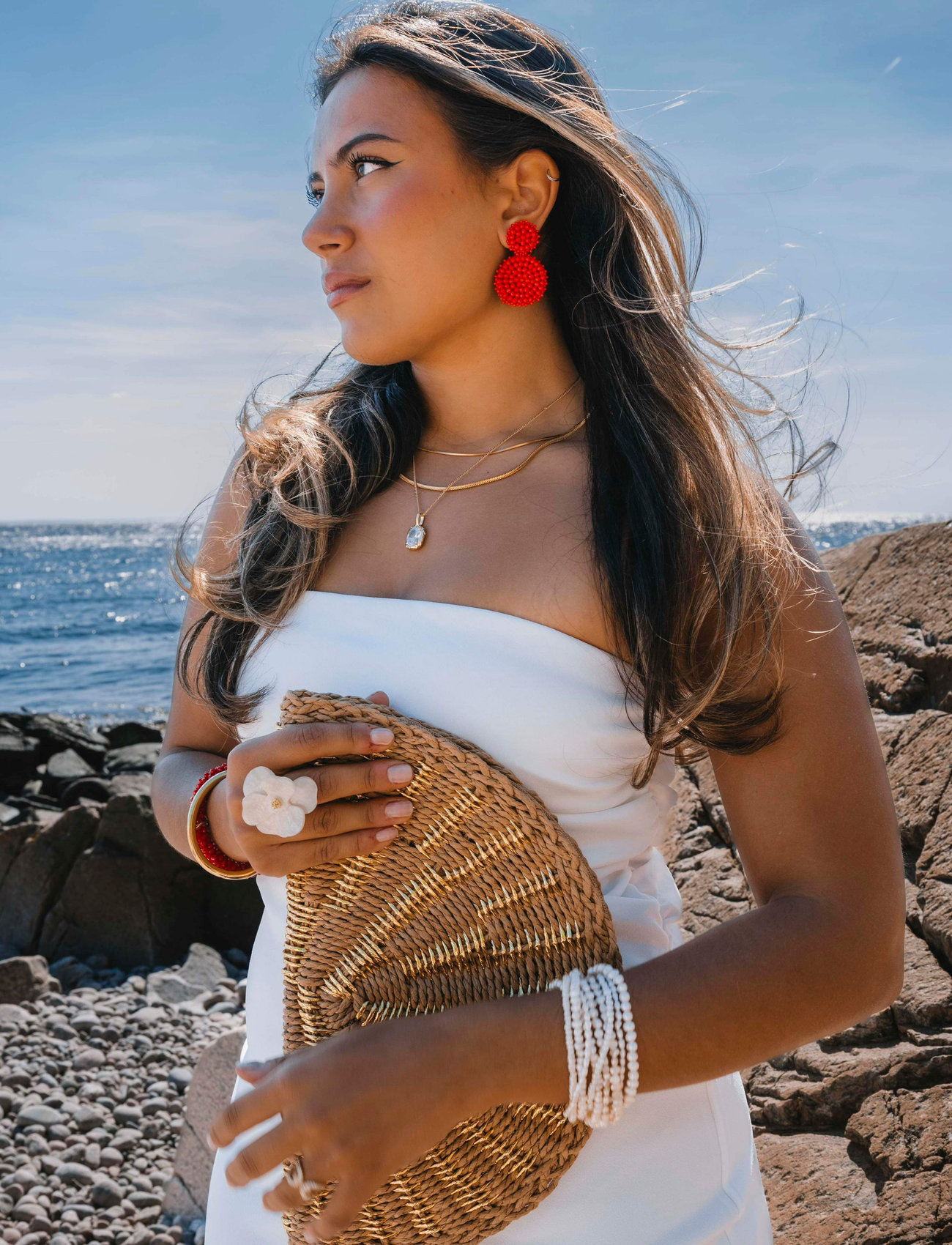 By Jolima Biot Pearl Bracelet, One Size, Gold, Armbånd > Perlearmbånd, Dame