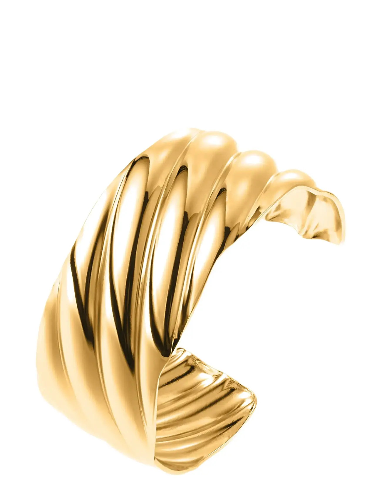 BY JOLIMA Twist Bangle Gold - One Size - Damen