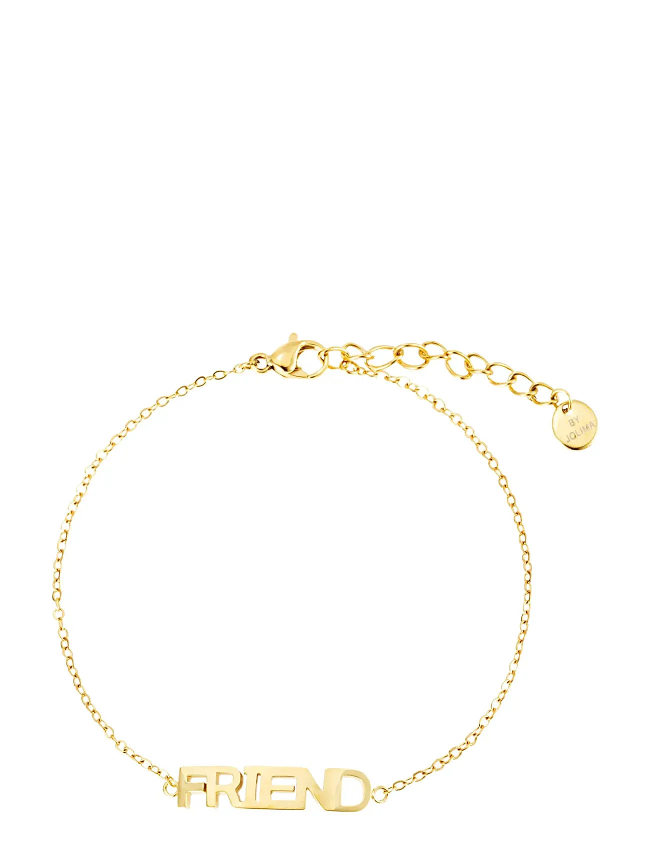 BY JOLIMA Friends Armband Gold - One Size 15 Cm - Damen