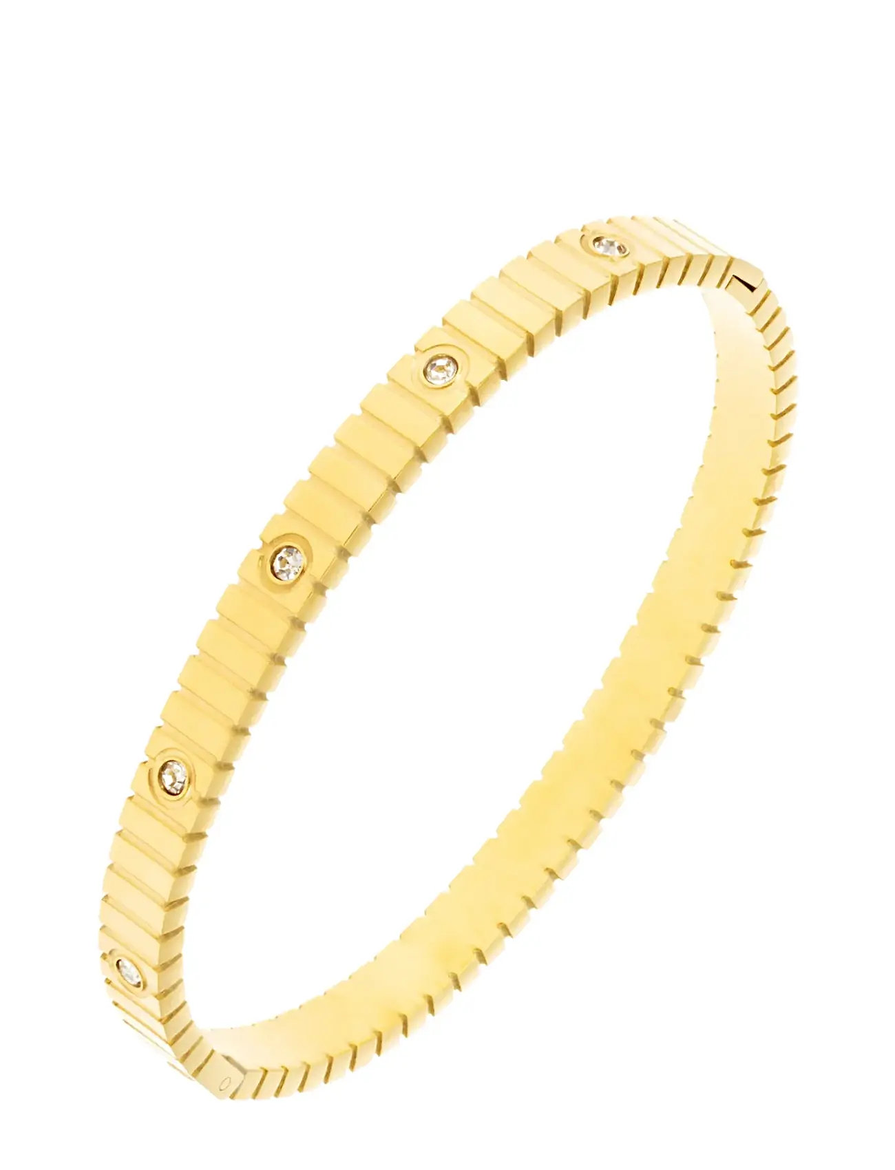 BY JOLIMA Carrie Bangle Gold - One Size 6 Cm - Damen