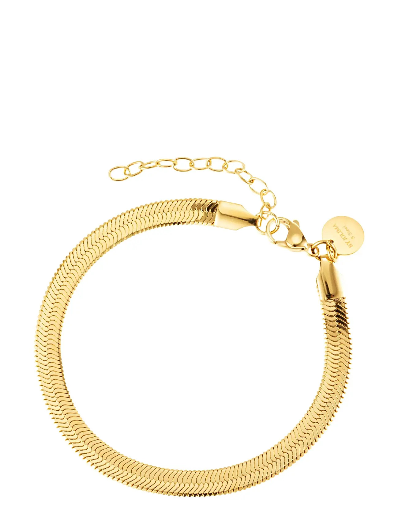By Jolima Angeline Large Bracelet, One Size 19 cm, Gold, Armbånd > Kædearmbånd, Dame
