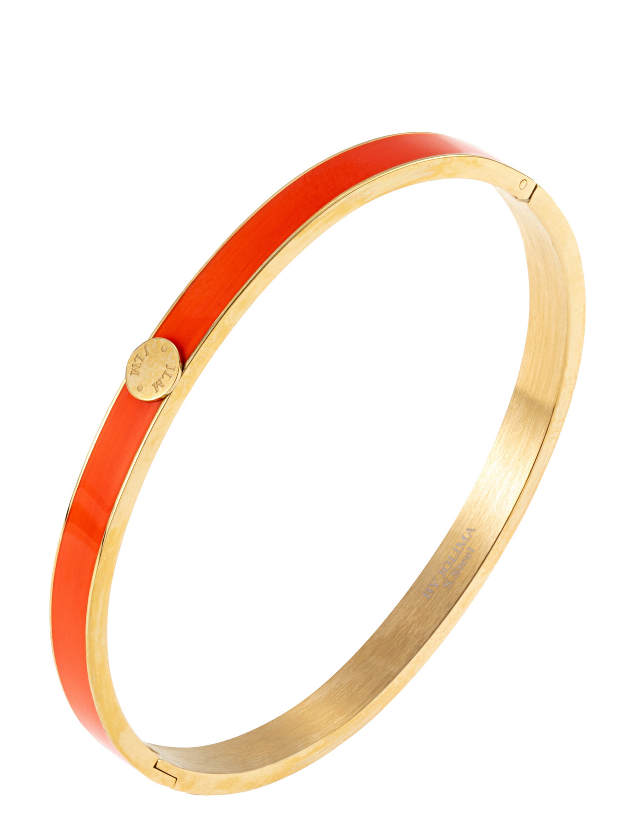 BY JOLIMA Palermo Bangle Orange - One Size - Damen