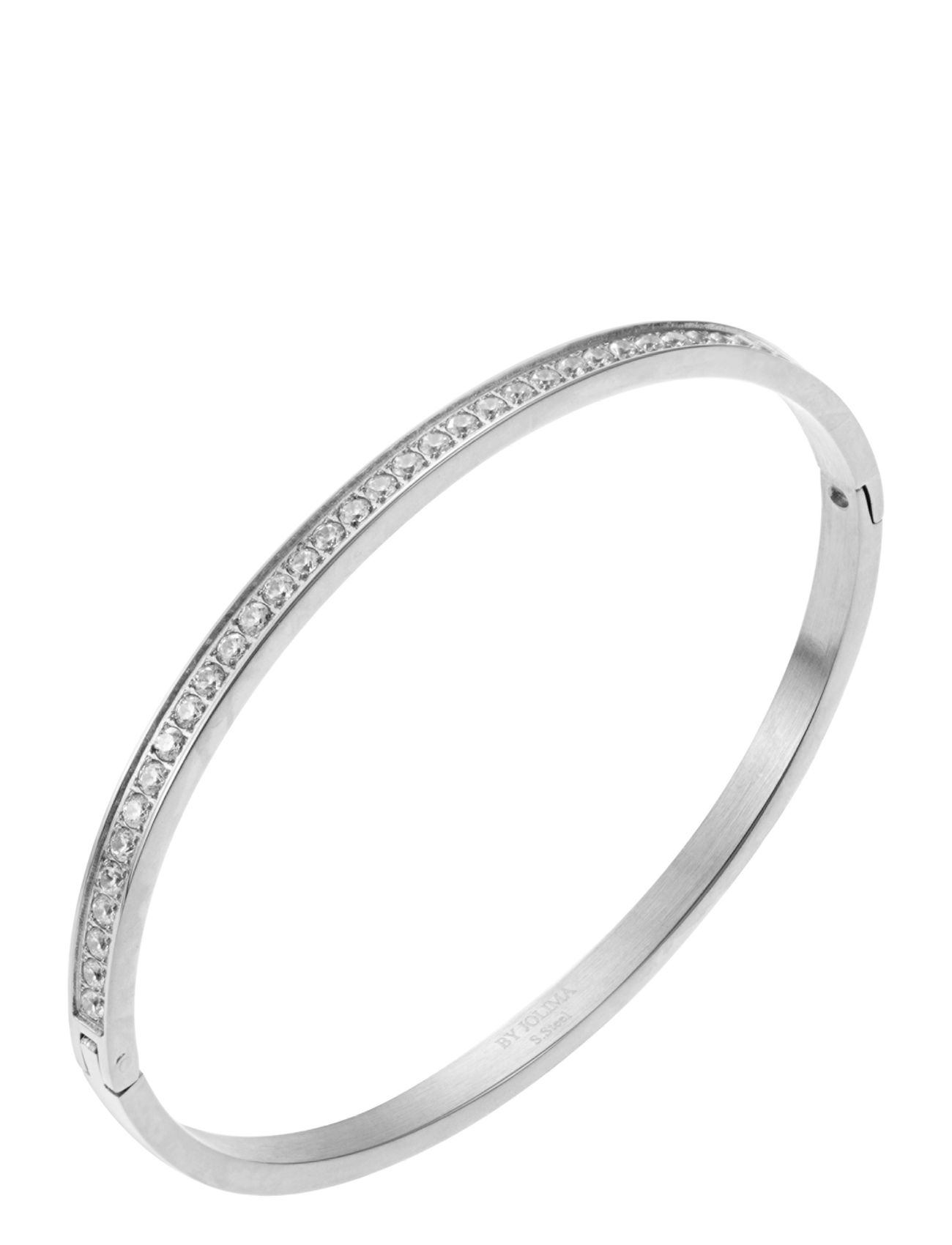 Celine Crystal Bangle Silver By Jolima