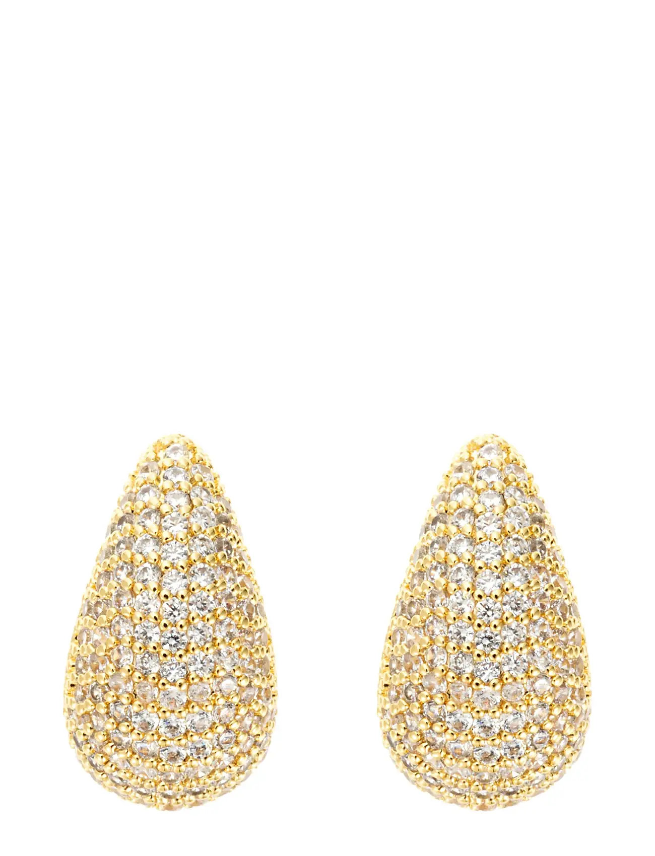 BY JOLIMA Corinne Crystal Klein Ohrring Gold - One Size - Damen