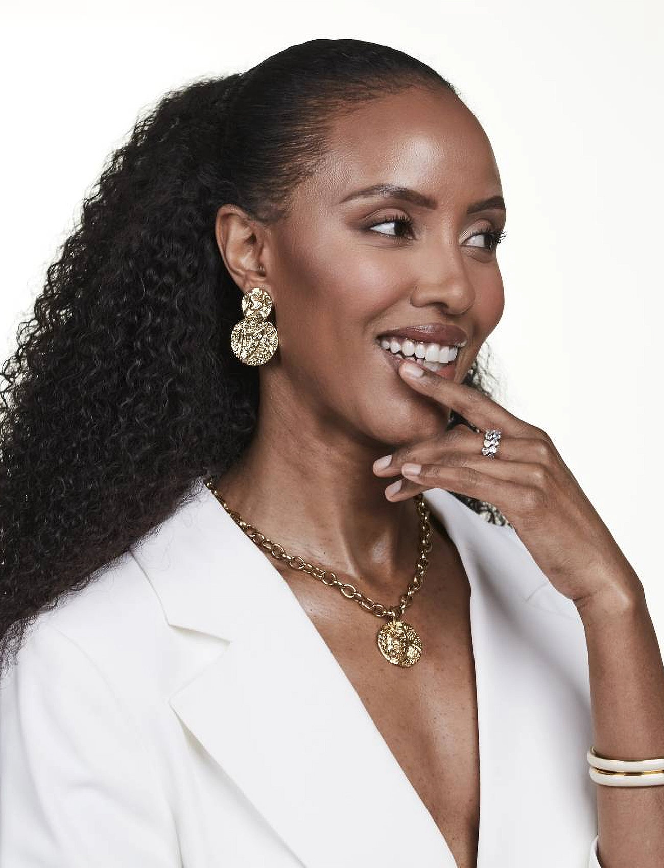 By Jolima Amalfi Earring, One Size, Gold, Øreringe > Øreringe Med Vedhæng, Dame