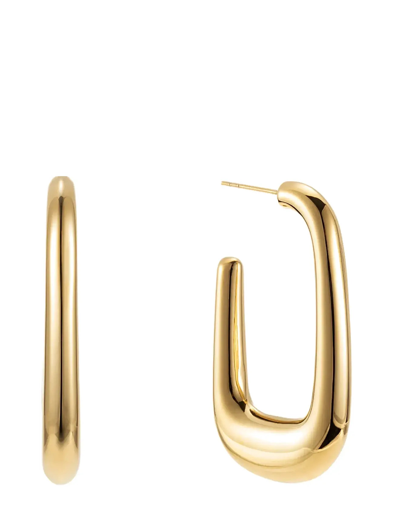 BY JOLIMA Lou Hoop Ohrring Gold Gold - One Size - Damen