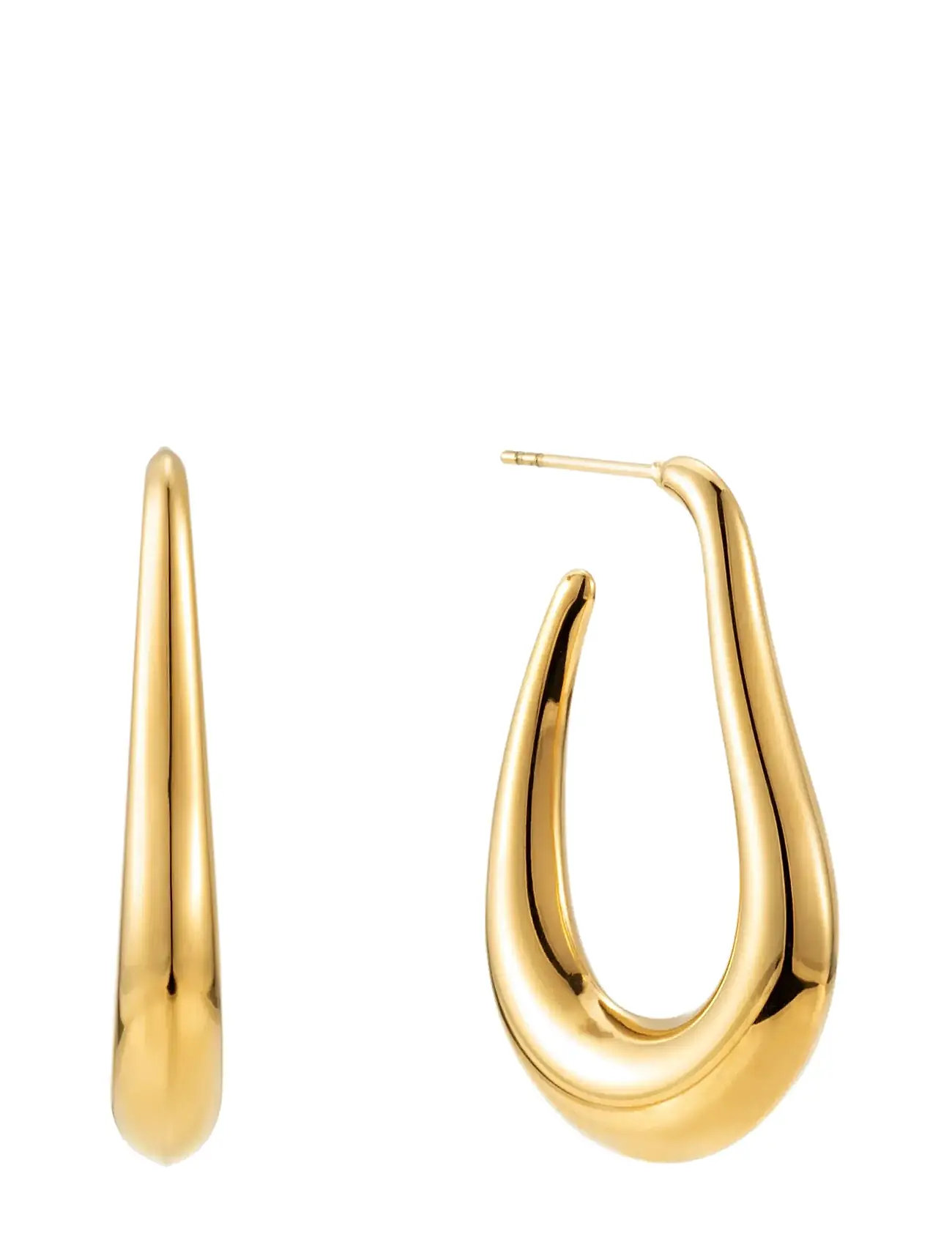 By Jolima Copenhagen Earring, One Size 3, Gold, Earrings > Statement Earrings, Dame