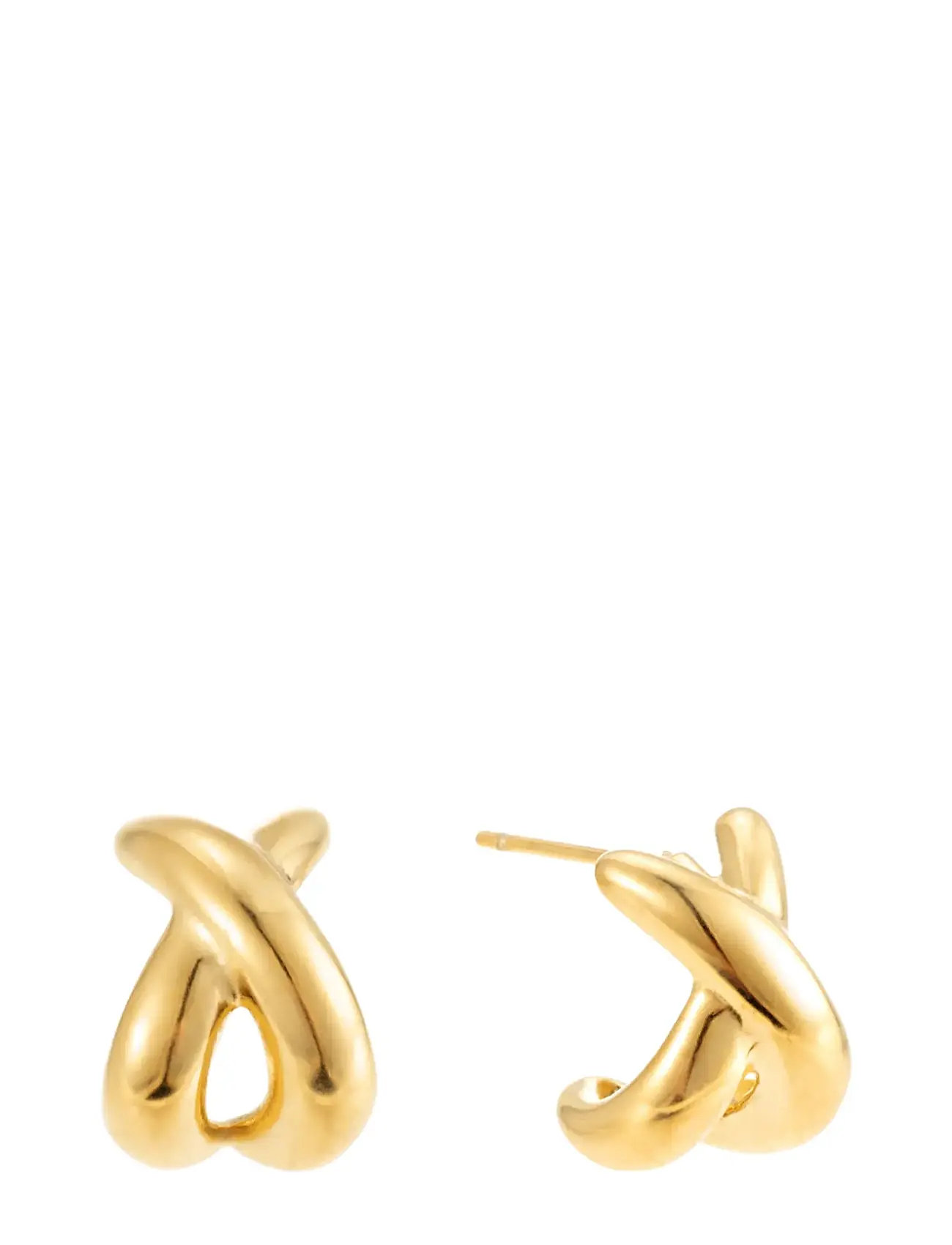 BY JOLIMA Twinny Ohrring Gold - One Size 1 - Damen