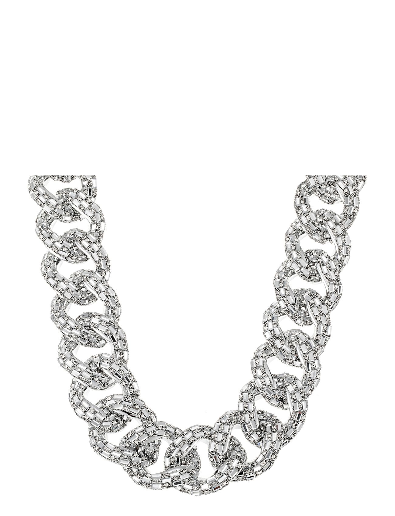 BY JOLIMA Sparkle Crystal Kette Silber Silber - One Size - Damen
