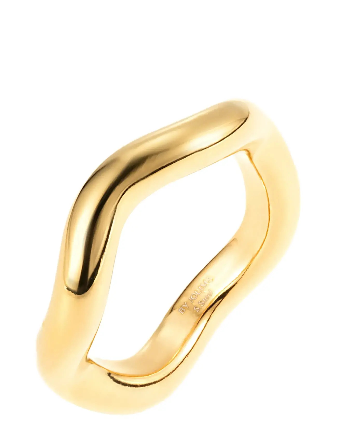 BY JOLIMA Wave Ring Gold - 1.8 CM - Damen