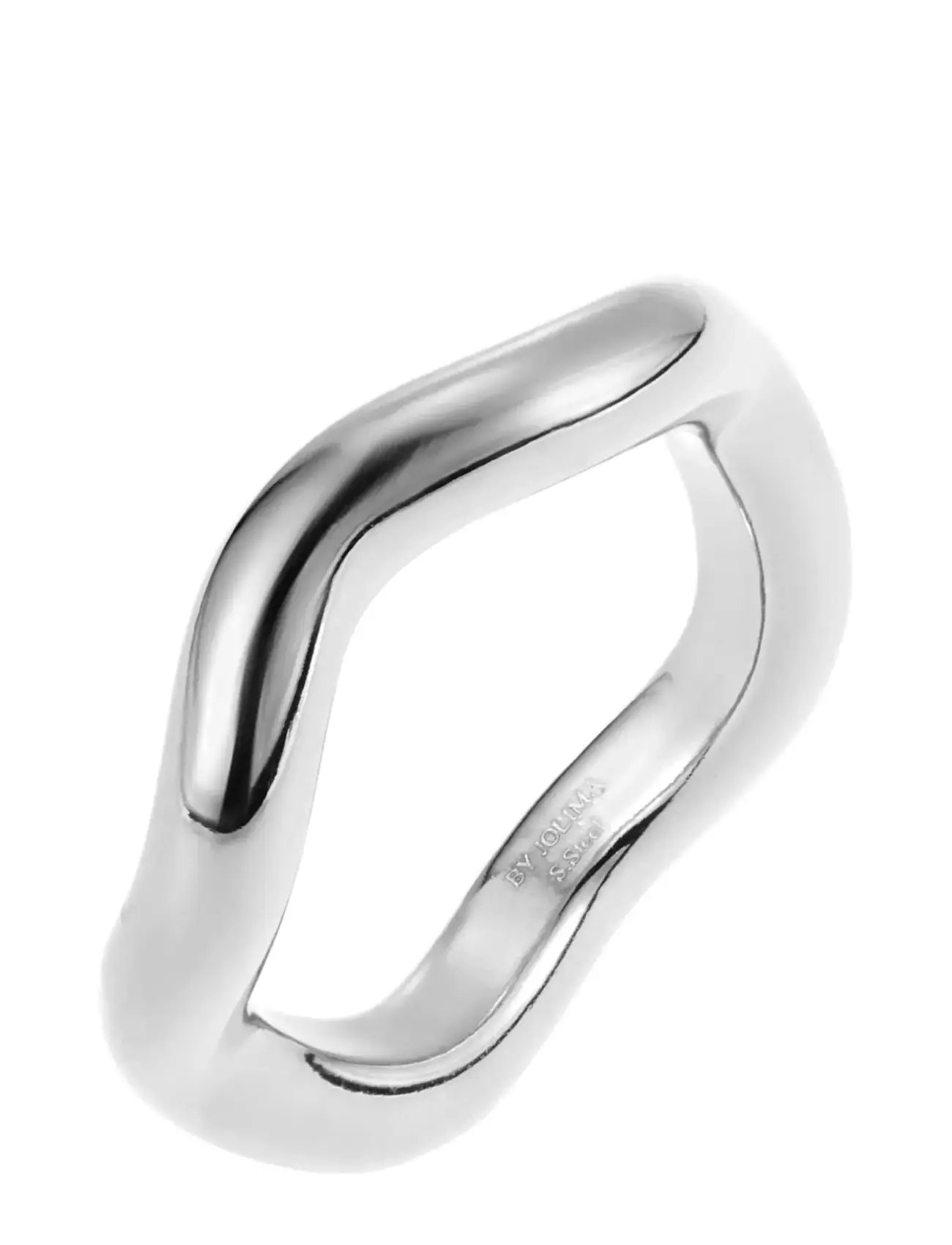 BY JOLIMA Wave Ring Silber - 1.8 CM - Damen
