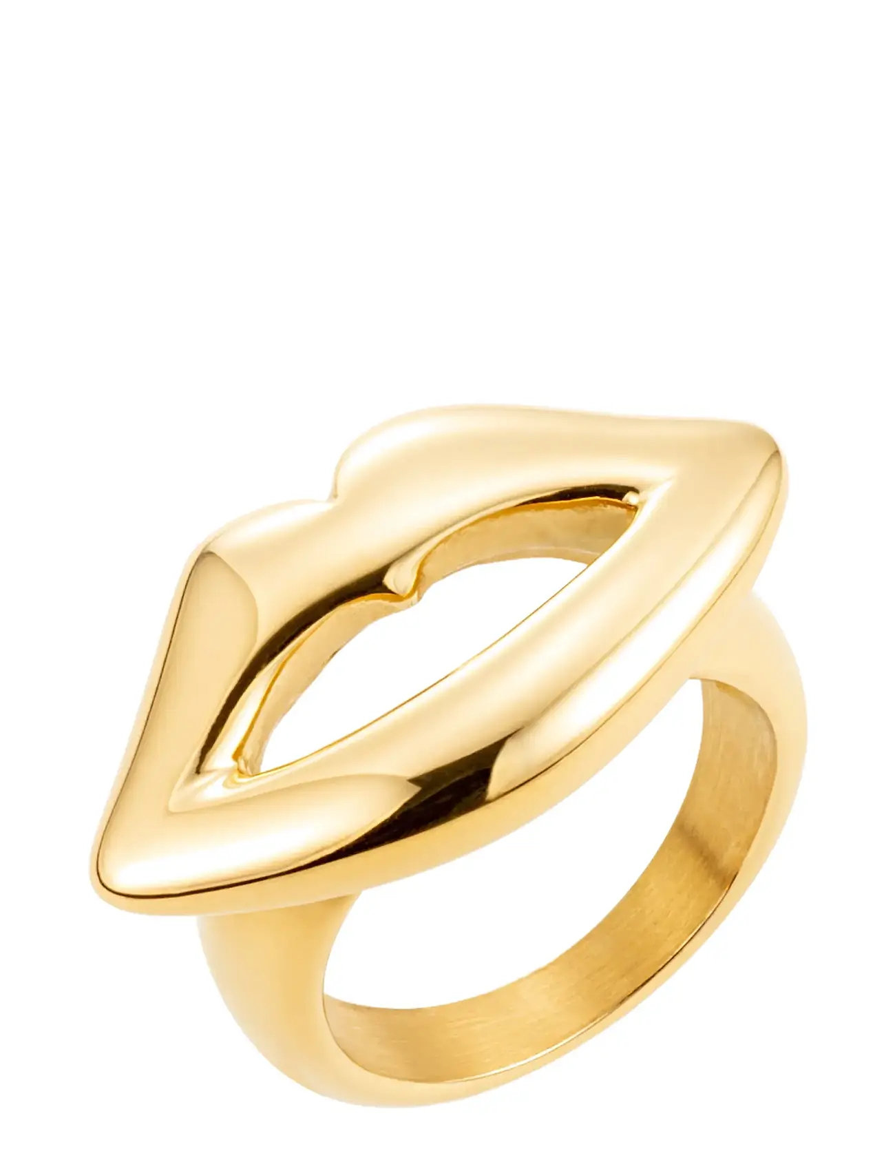 BY JOLIMA Lipp Ring Gold - 18 MM - Damen