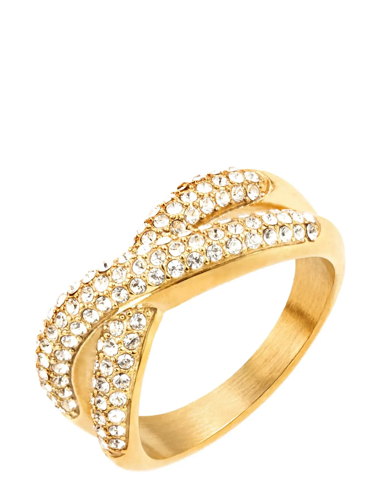 BY JOLIMA Cross Ring Gold - 17 MM - Damen