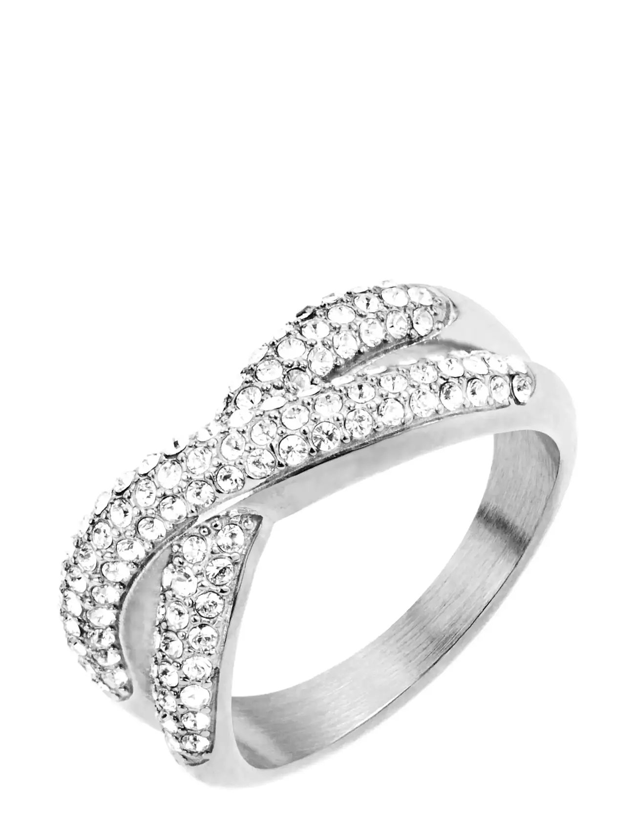 BY JOLIMA Cross Ring Silber - 18 MM - Damen