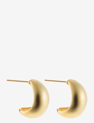 Corinne earring, gold - creoler & hoops - gold