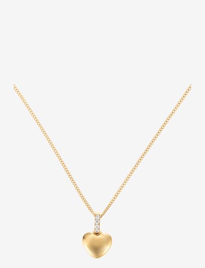 Love necklace, gold - halskæder - gold