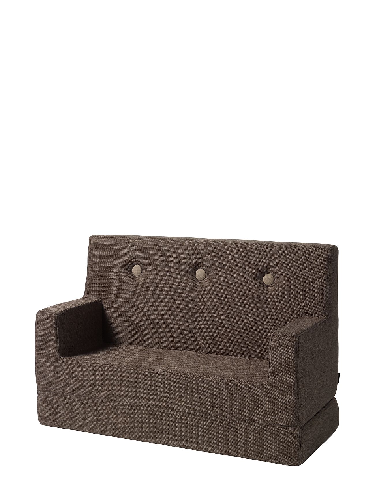 Kk Kids Sofa - Brown W. Sand Home Furniture Chairs & Stools Brown By KlipKlap