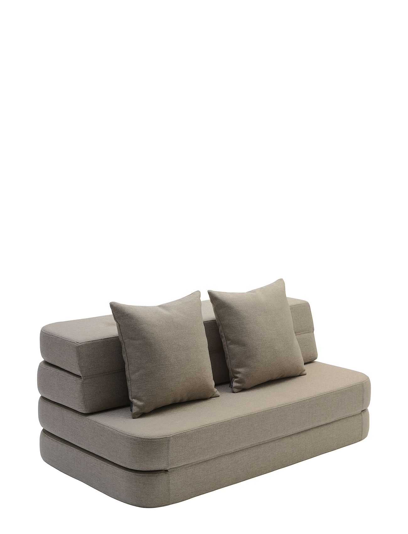 Kk 3 Fold Sofa - Sand W. Sand Home Furniture Pouffes Beige By KlipKlap