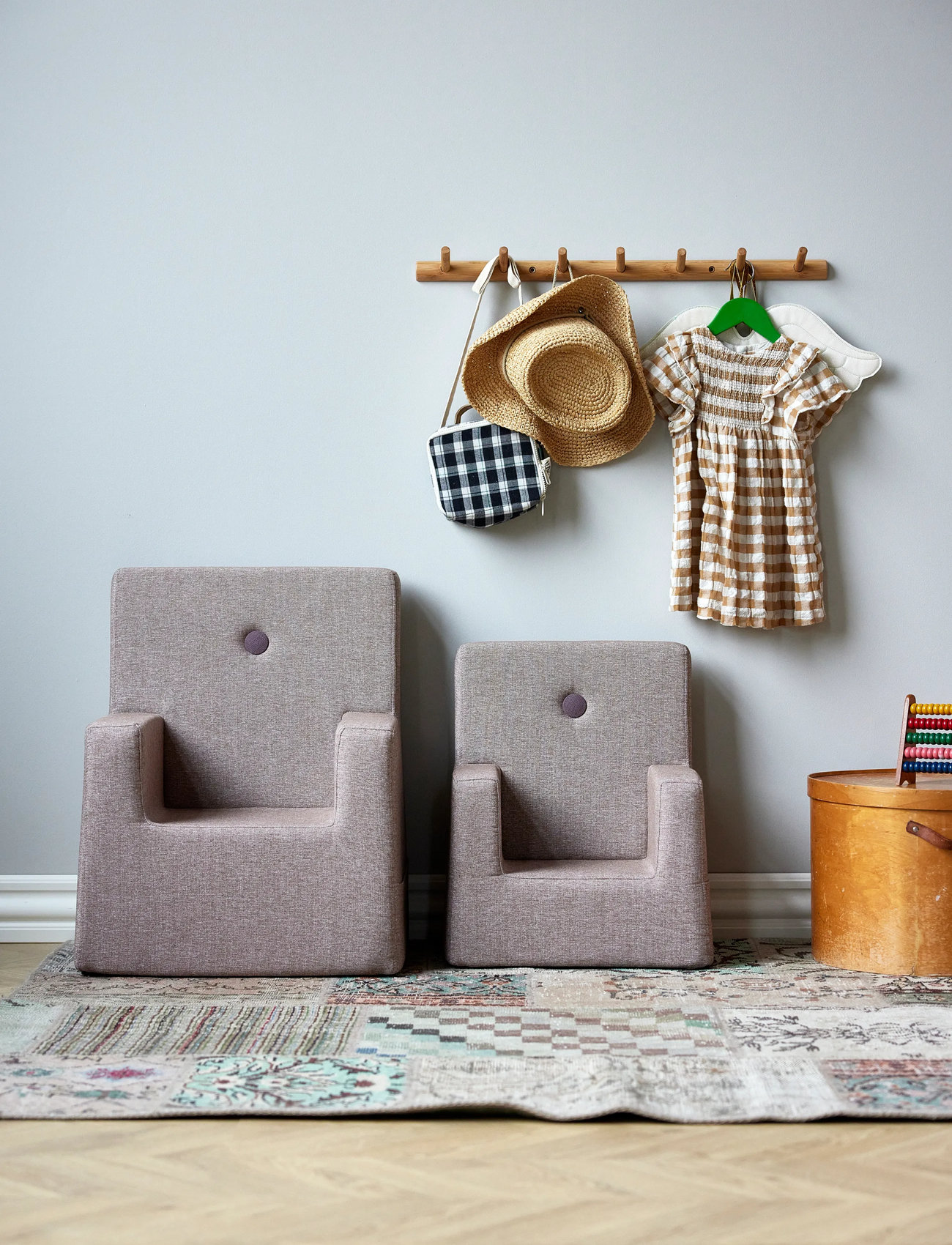 By KlipKlap Kk Kids Chair - Soft Rose W. Rose, One Size, Pink, Børneindretning > Møbler, Børn
