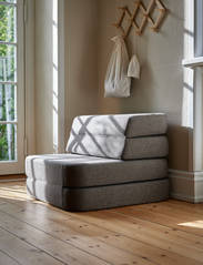 By KlipKlap Kk 3 Fold Sofa Single Soft - Brown W. Sand