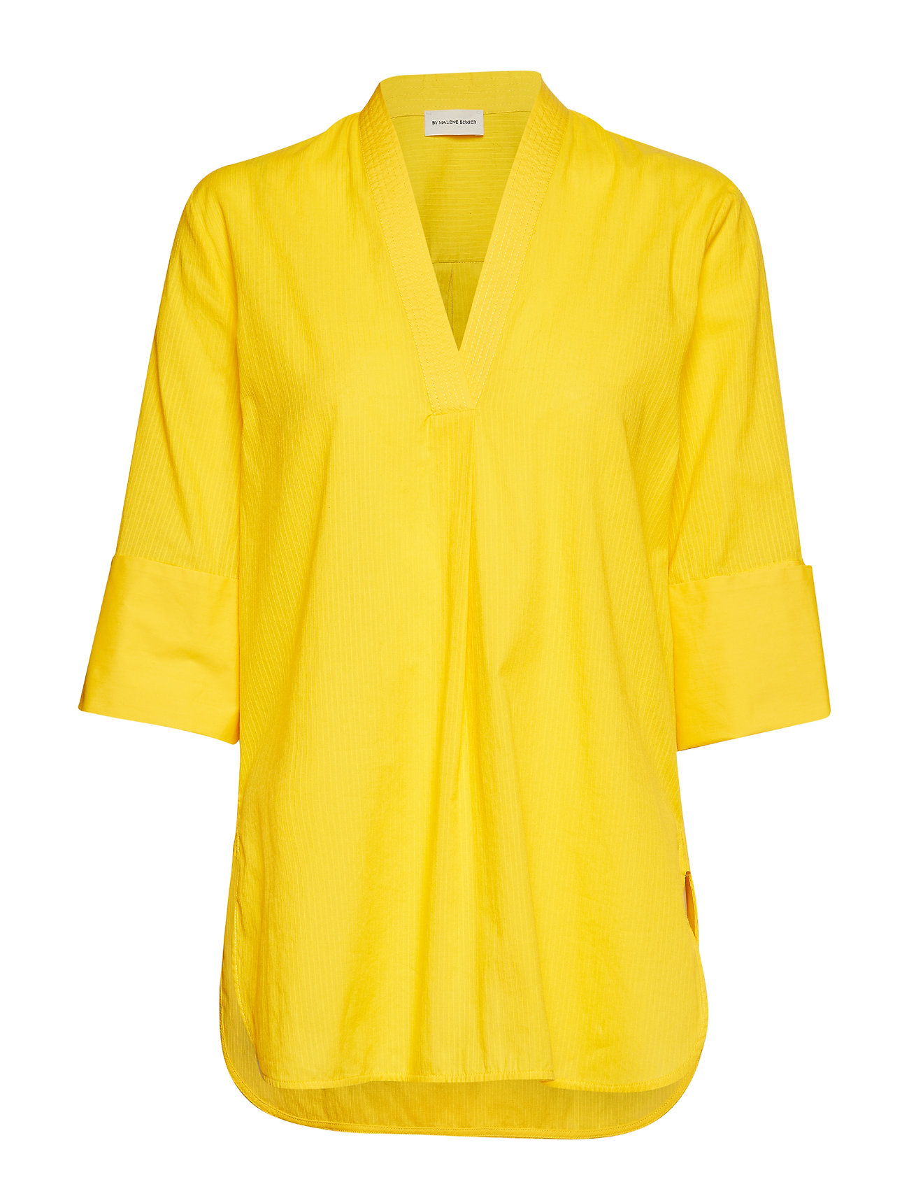 Yellow TOP MED PRINT By Malene Birger Bluser Yellow TOP MED PRINT By Malene Birger Bluser