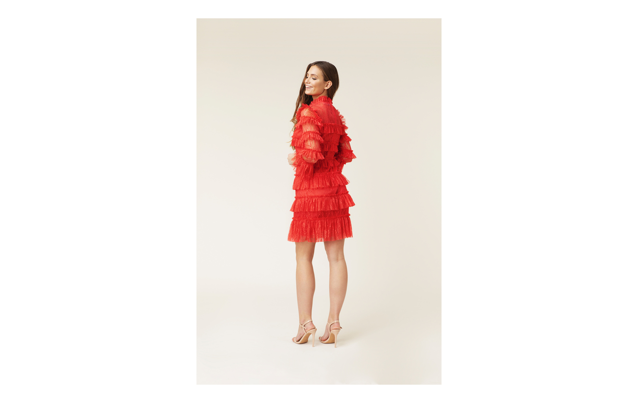 Carmine Malina Mini Doublure 100 Intérieure Elastane Polyester 95 Pine Dress By Polyester 5 Équipement Green BSnTCqxSw