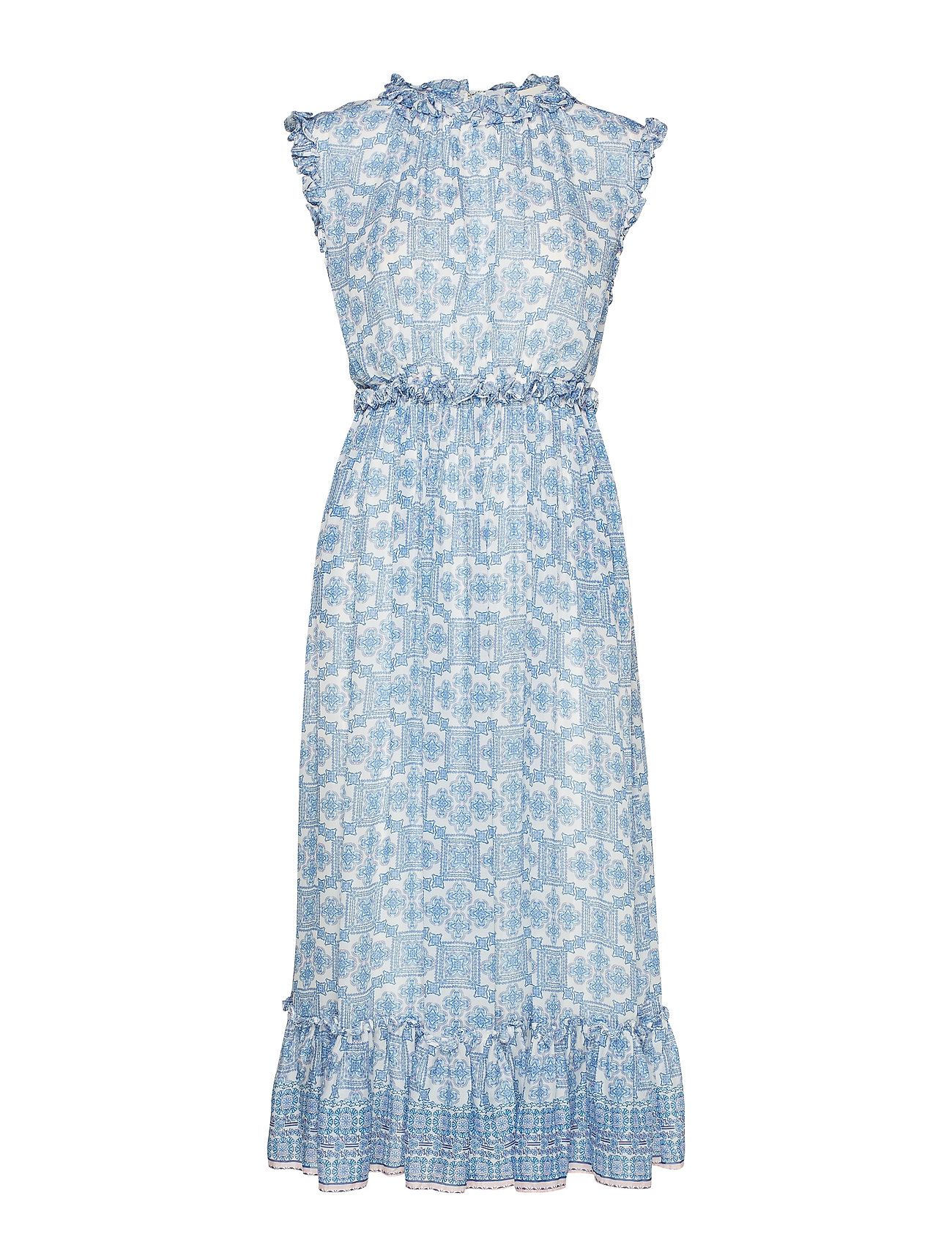 Aveline Dress Jurk Knielengte Blauw By Malina by malina kopen in de aanbieding