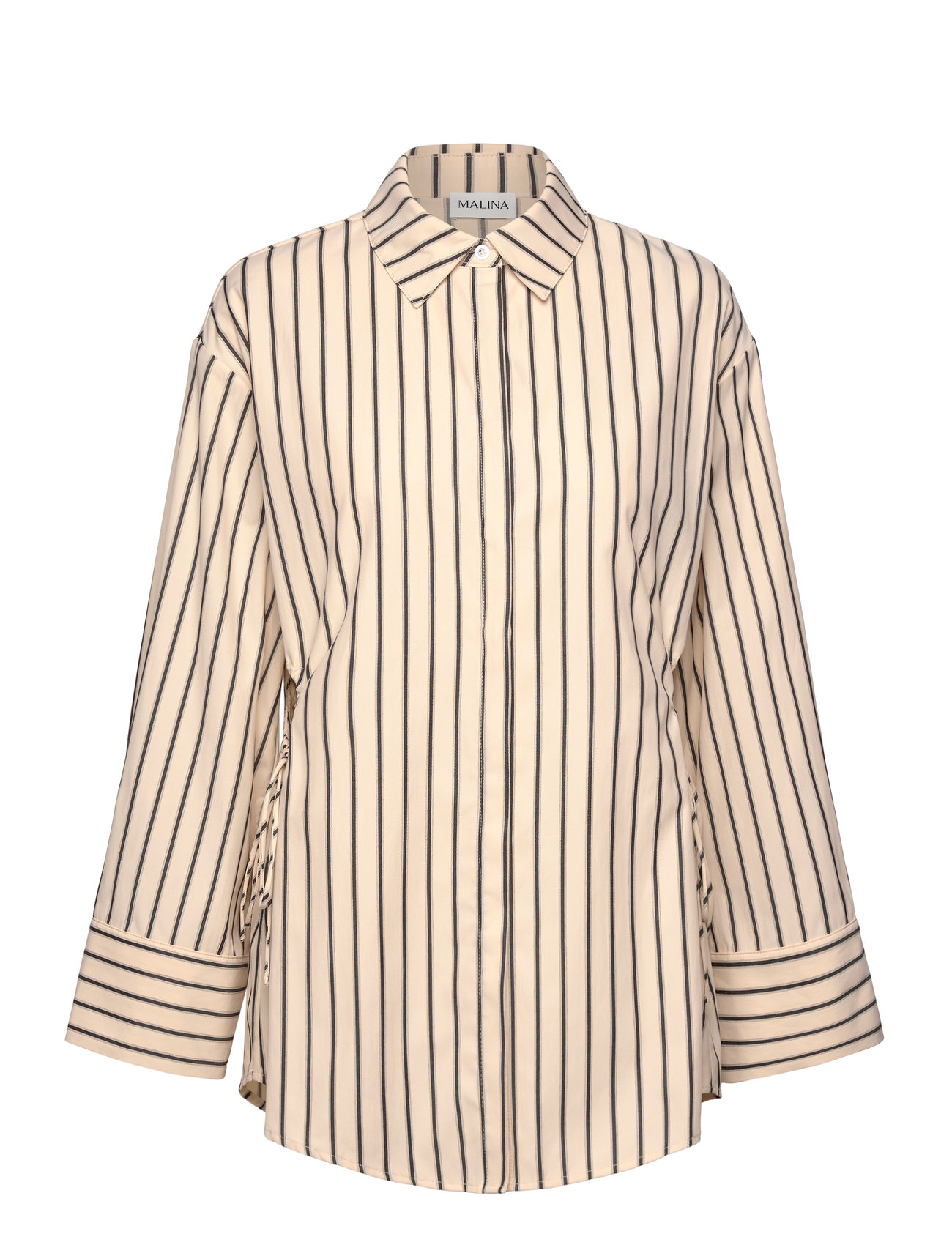 MALINA Eline Cut Out Shirt Beige - L - Damen