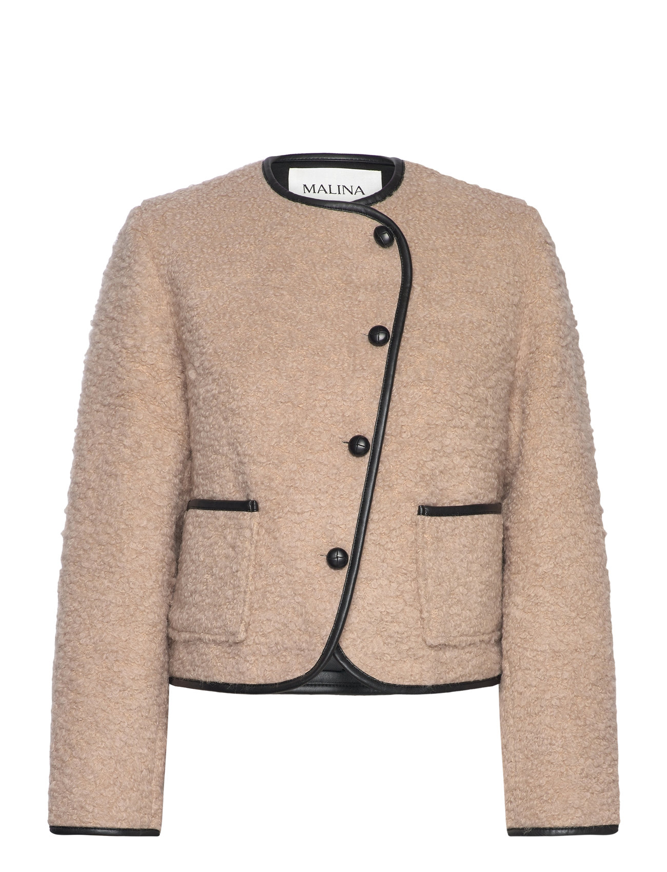 Nylah Wool Blend Jacket Beige Malina
