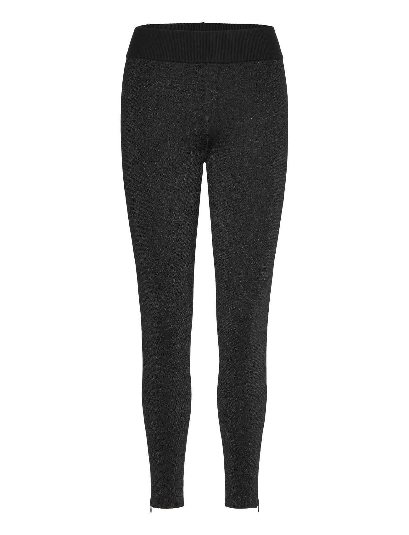 MALINA Mella Glitter Strick Strumpfhose Schwarz - XXL - Damen