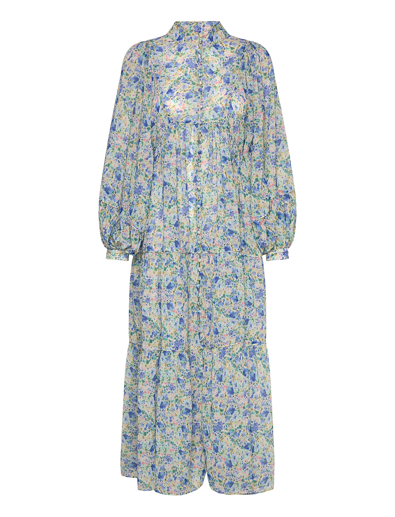 Malina Alouette Flowy Beach Kaftan Dress Multi/patterned