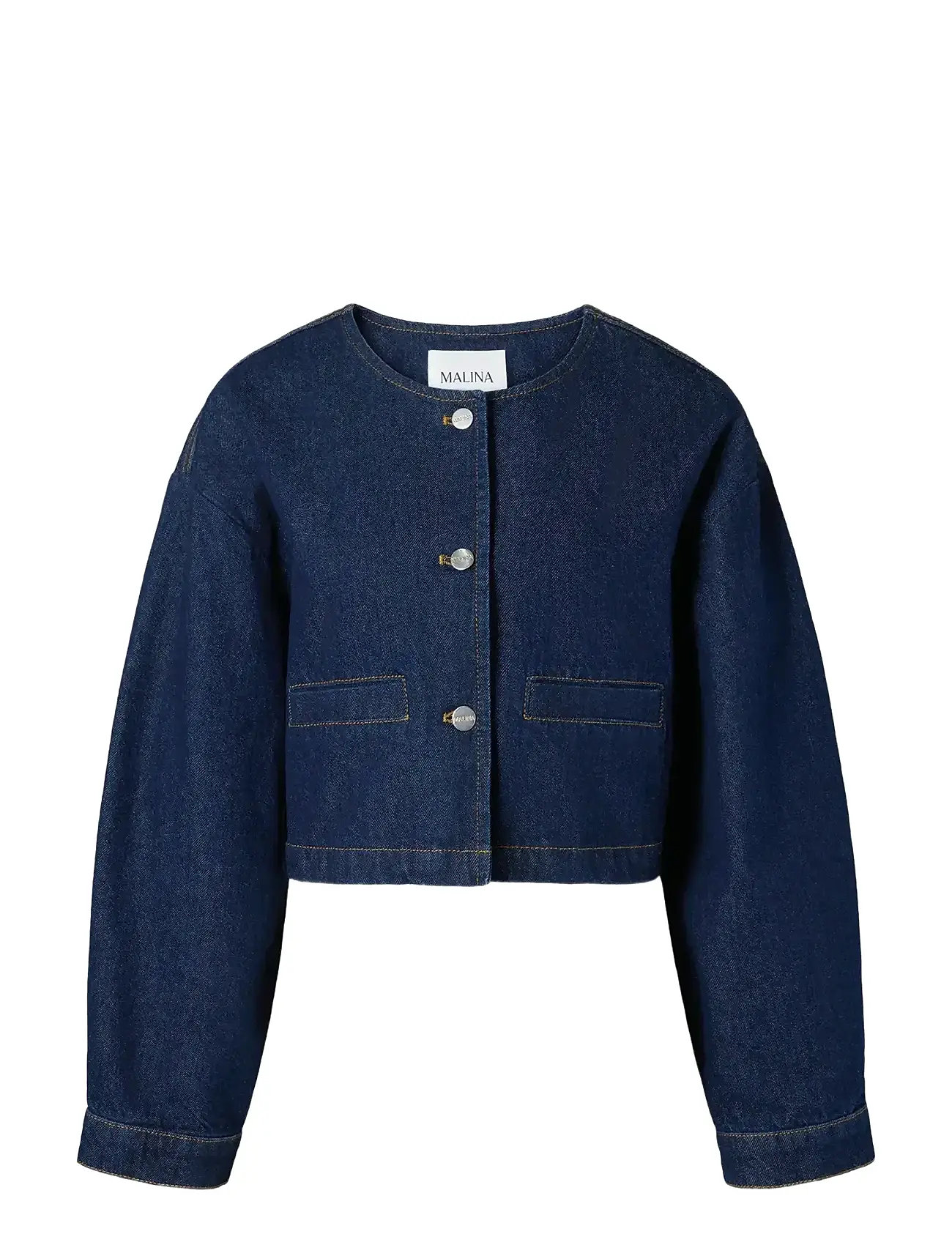 MALINA Elowen Cropped Denim Jacke Navy - 36 - Damen