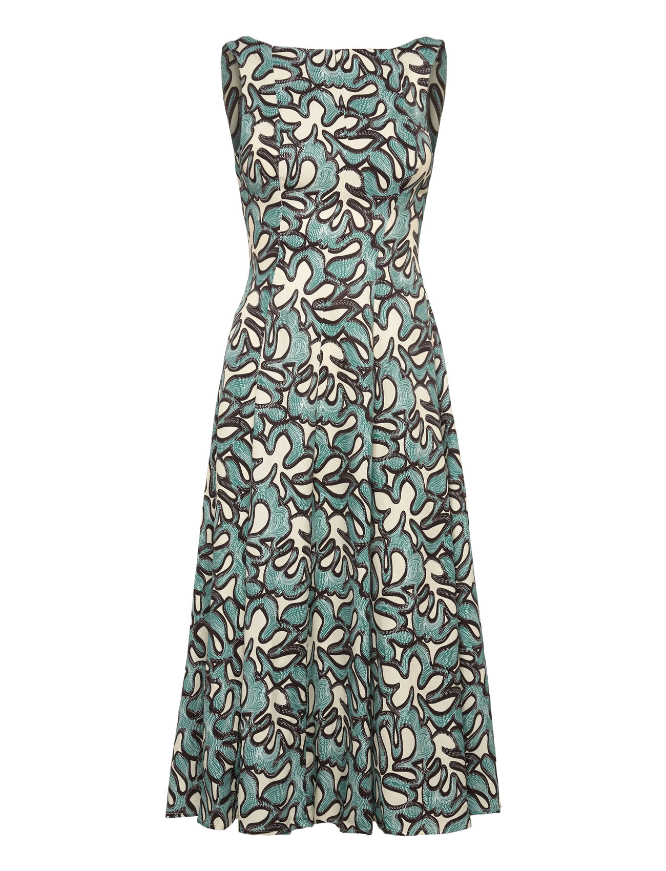 MALINA Xenia Panel Midi Kleid Navy - 34 - Damen